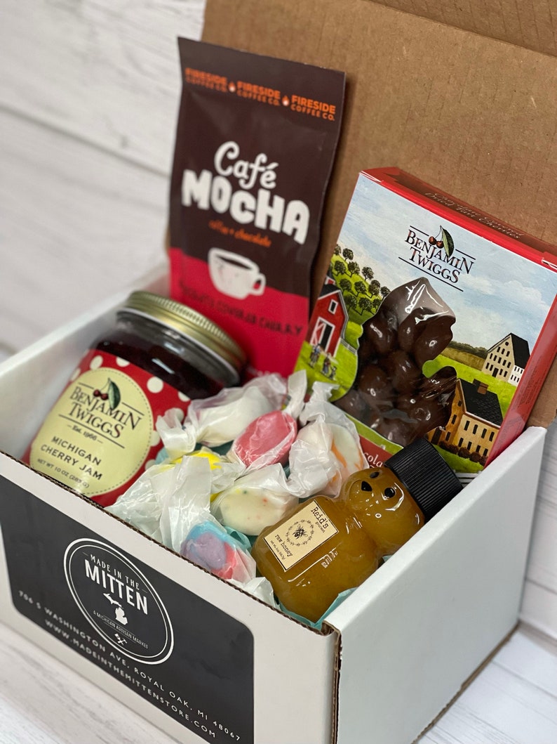 Made in Michigan Gift Basket Michigan Care Package Michigan Gift Basket