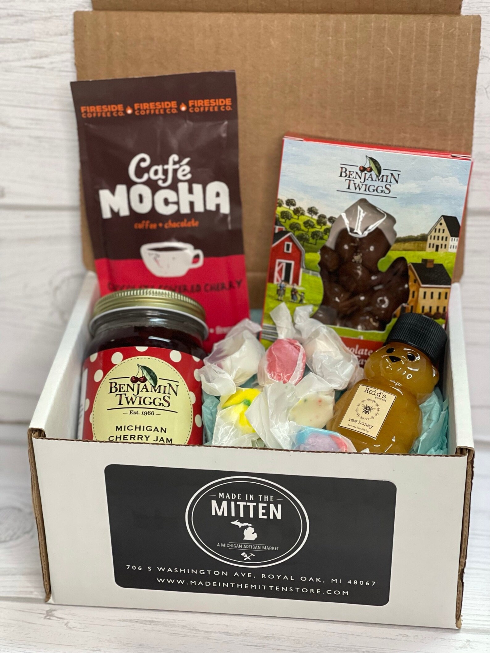Made in Michigan Gift Basket Michigan Care Package Michigan Gift Basket