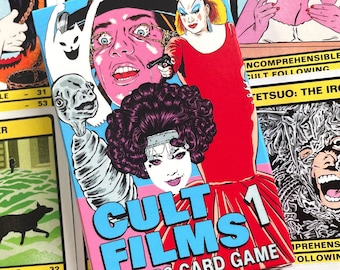 CULT FILMS Vol.1 Juego de cartas Trumps (Flamencos rosados, Eraserhead, Hausu, La montaña sagrada, Suspiria, El hombre de mimbre, John Waters, Werner Herzog)