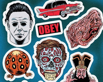 JOHN CARPENTER A5 Vinyl Sticker Sheet