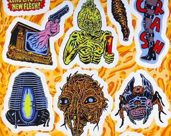 DAVID CRONENBERG A5 Vinyl Sticker Sheet