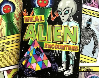 REAL ALIEN ENCOUNTERS - Trumps Card Game (Aliens, UFOs, Flatwoods Monster)