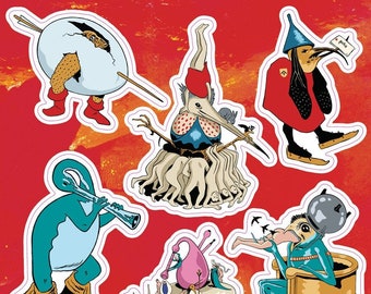HIERONYMUS BOSCH A5 Vinyl Sticker Sheet