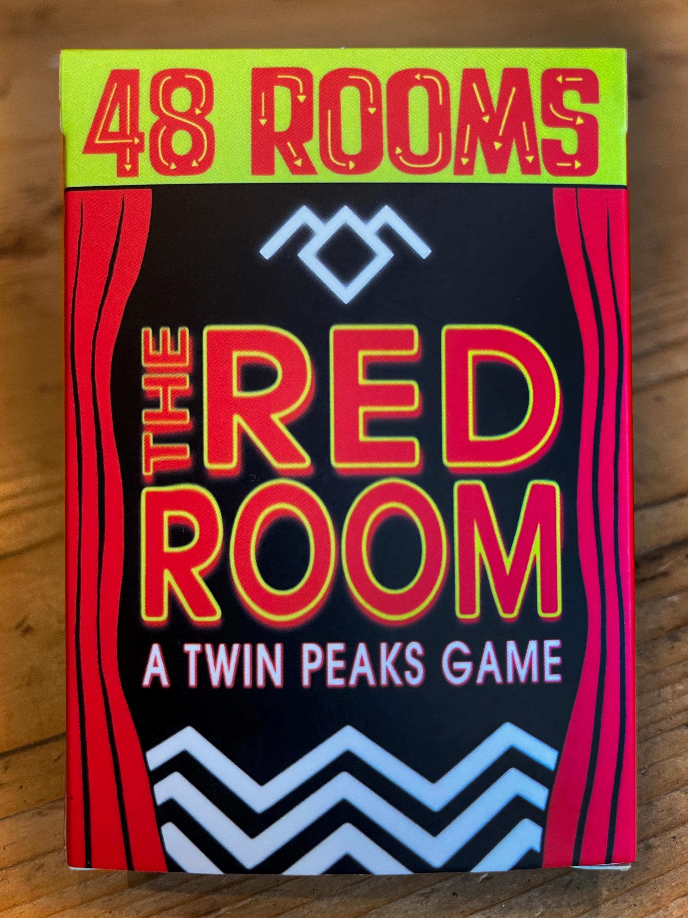 The RED ROOM ( Twin Peaks ) - 48 ROOMS Card Game - Etsy Israel
