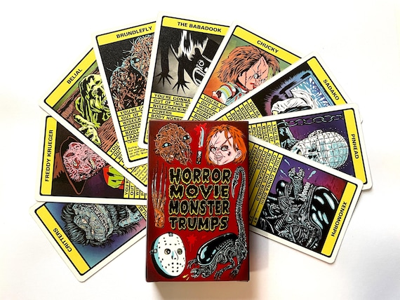 HORROR MOVIE MONSTER Trumps Card Game (hellraiser, Exorcist