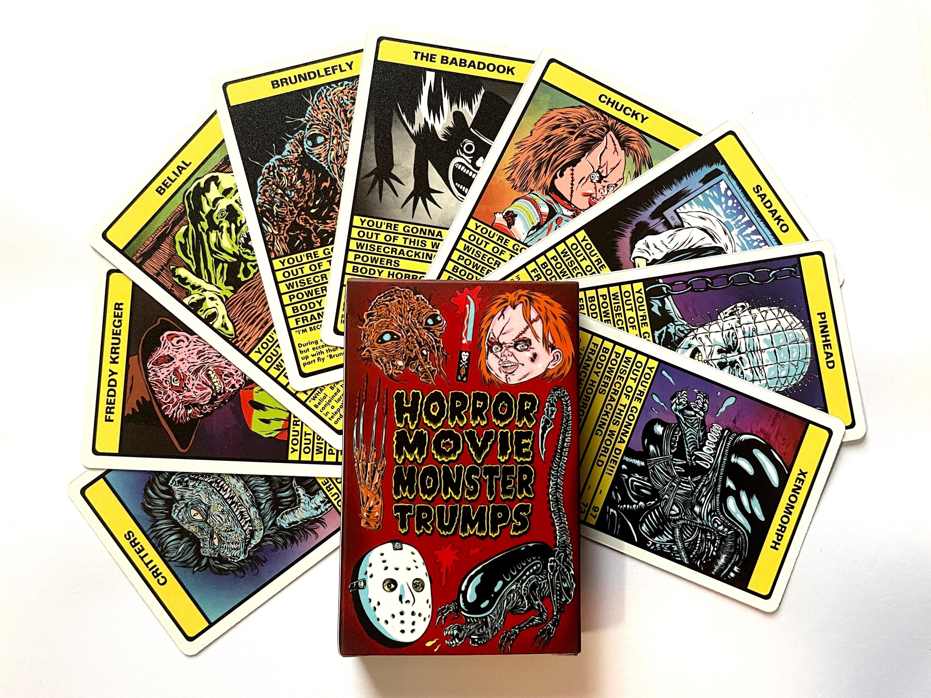 HORROR MOVIE MONSTER Trumps Card Game (hellraiser, Exorcist