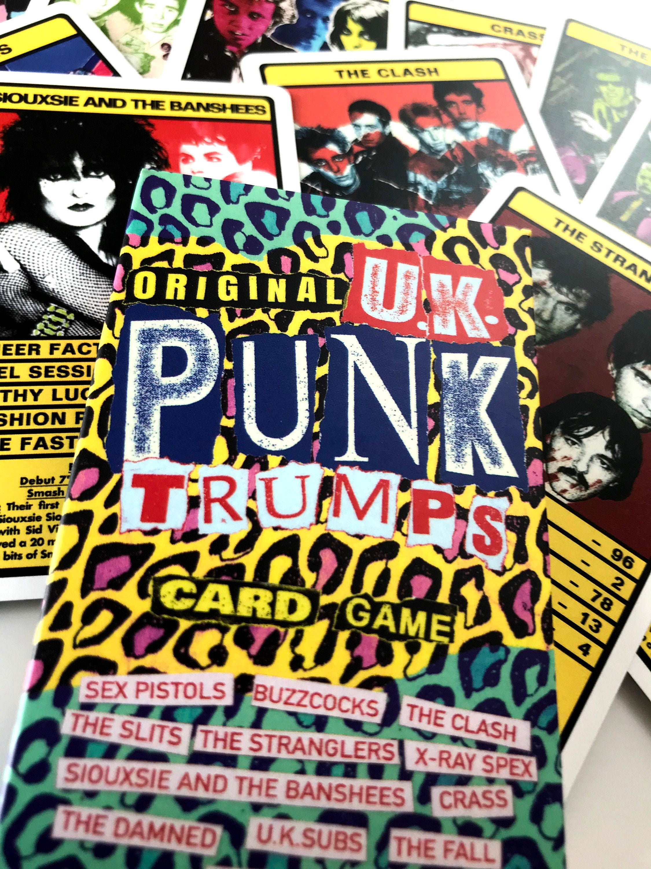 UK PUNK 'trumps' Card Game - Etsy UK