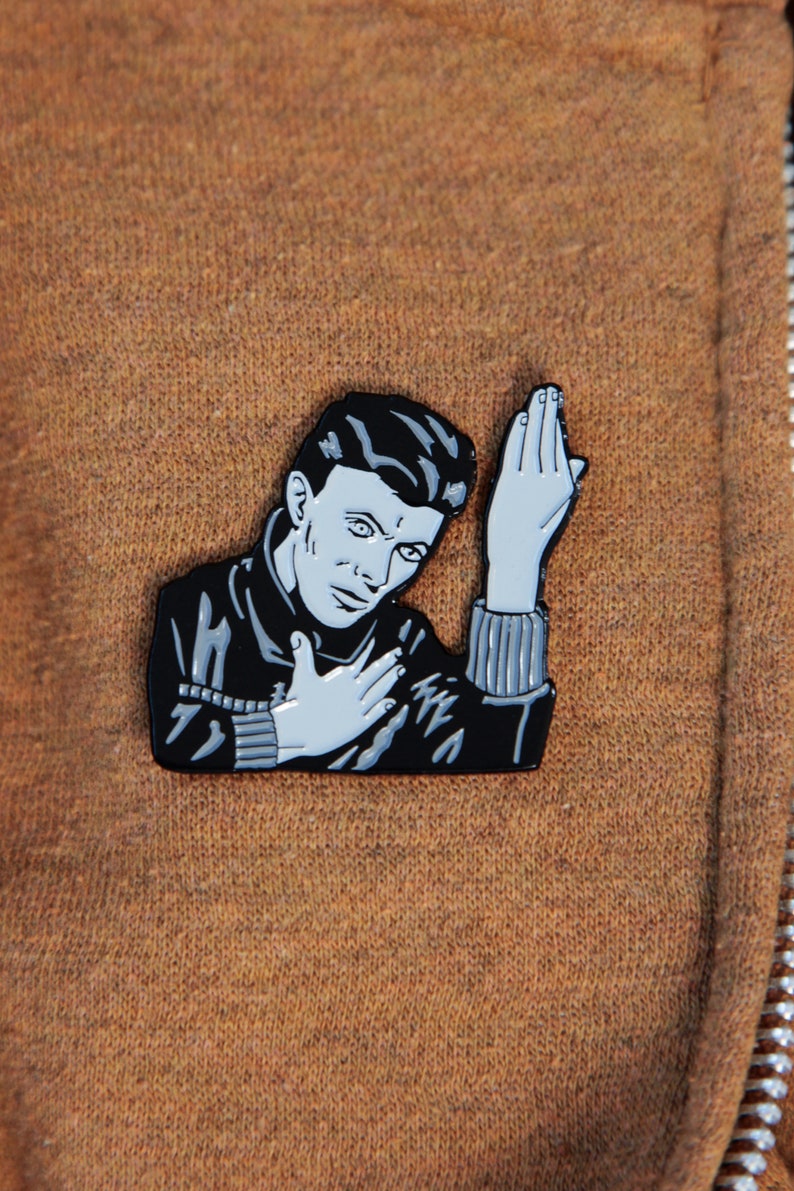 David Bowie 'heroes' Enamel Pin Badge | Etsy