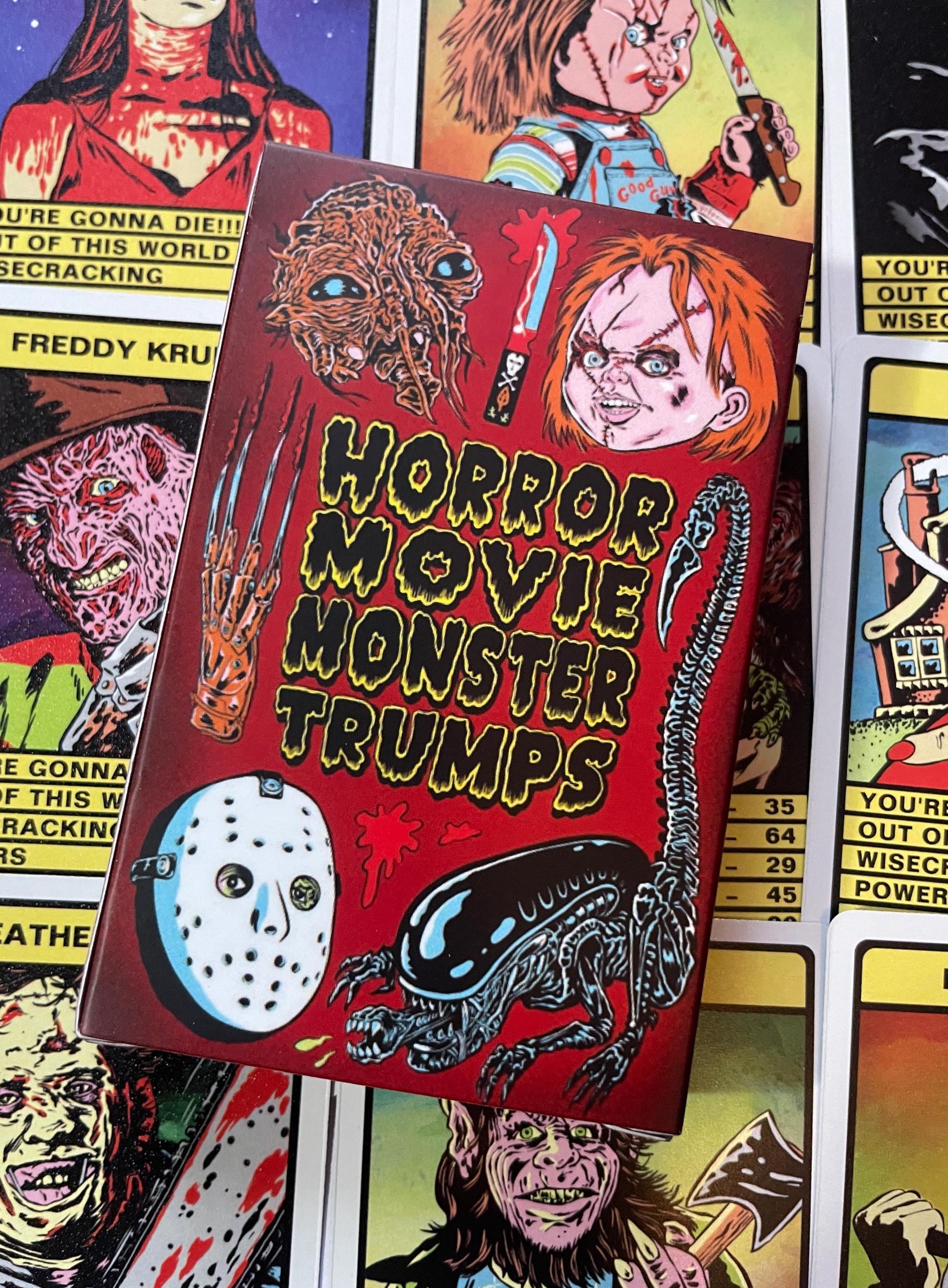 HORROR MOVIE MONSTER Trumps Card Game (hellraiser, Exorcist