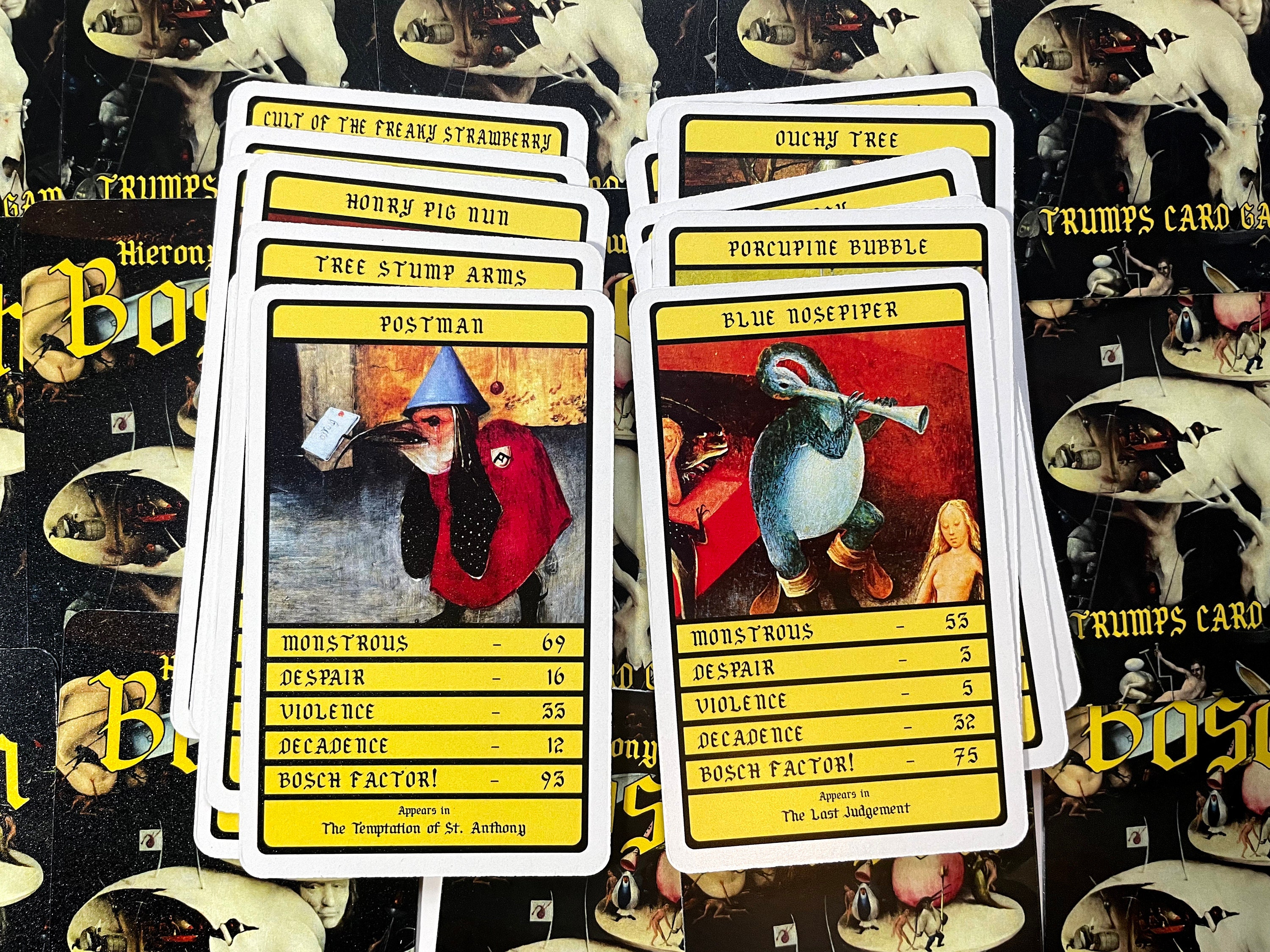 HIERONYMUS BOSCH - Trumps Card Game - Etsy