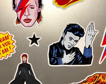 デヴィッド・ボウイ A5 ビニールステッカーシート - Etsy 日本