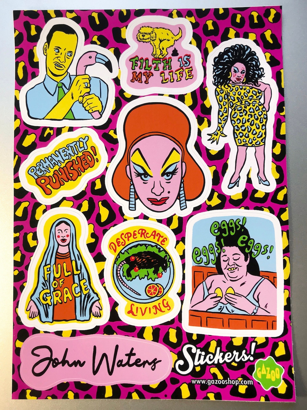 JOHN WATERS / DIVINE A5 ビニールステッカーシート - Etsy 日本