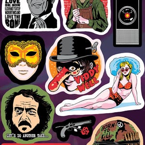 STANLEY KUBRICK A5 Vinyl Sticker Sheet