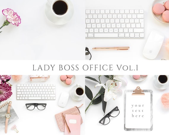 Lady Boss Office Vol1 Styled Stock Photography Feminine Desktop
