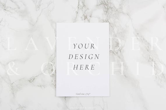 Card Mockup Card On Marble Background Styled Stock Photo Card Mockup Card On Marble Background Styled Stock Photo