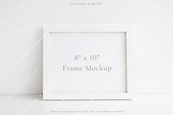 White Frame Mockups White Picture Frame Mockup Styled Stock