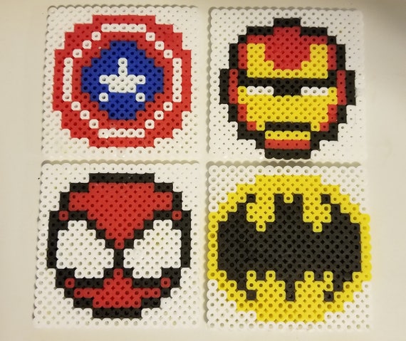 Deny Designs Kal Barteski Superheroes Coasters Set of 4 Deny Designs Kal Barteski Superheroes Coasters Set of 4