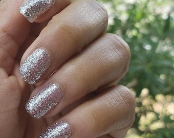 Silver Glitter Nail Polish
