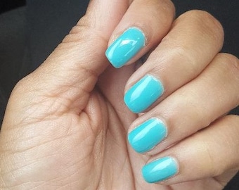Blue Nail Polish- Tiffany
