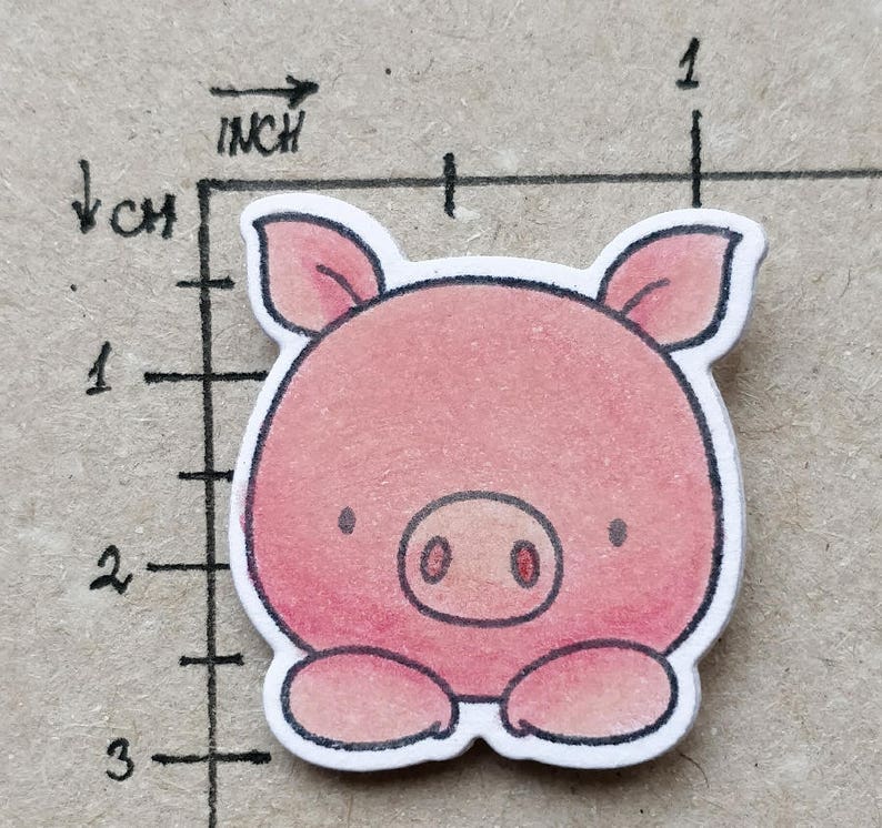 Cute Piggy webcam cover for your privacy and good mood.