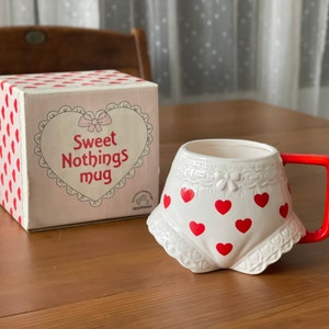 Vintage Coffee Cup "Sweet Nothings" Hot Panties Applause Mug c1980s