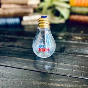 Vintage Light Bulb Jar Advertsing