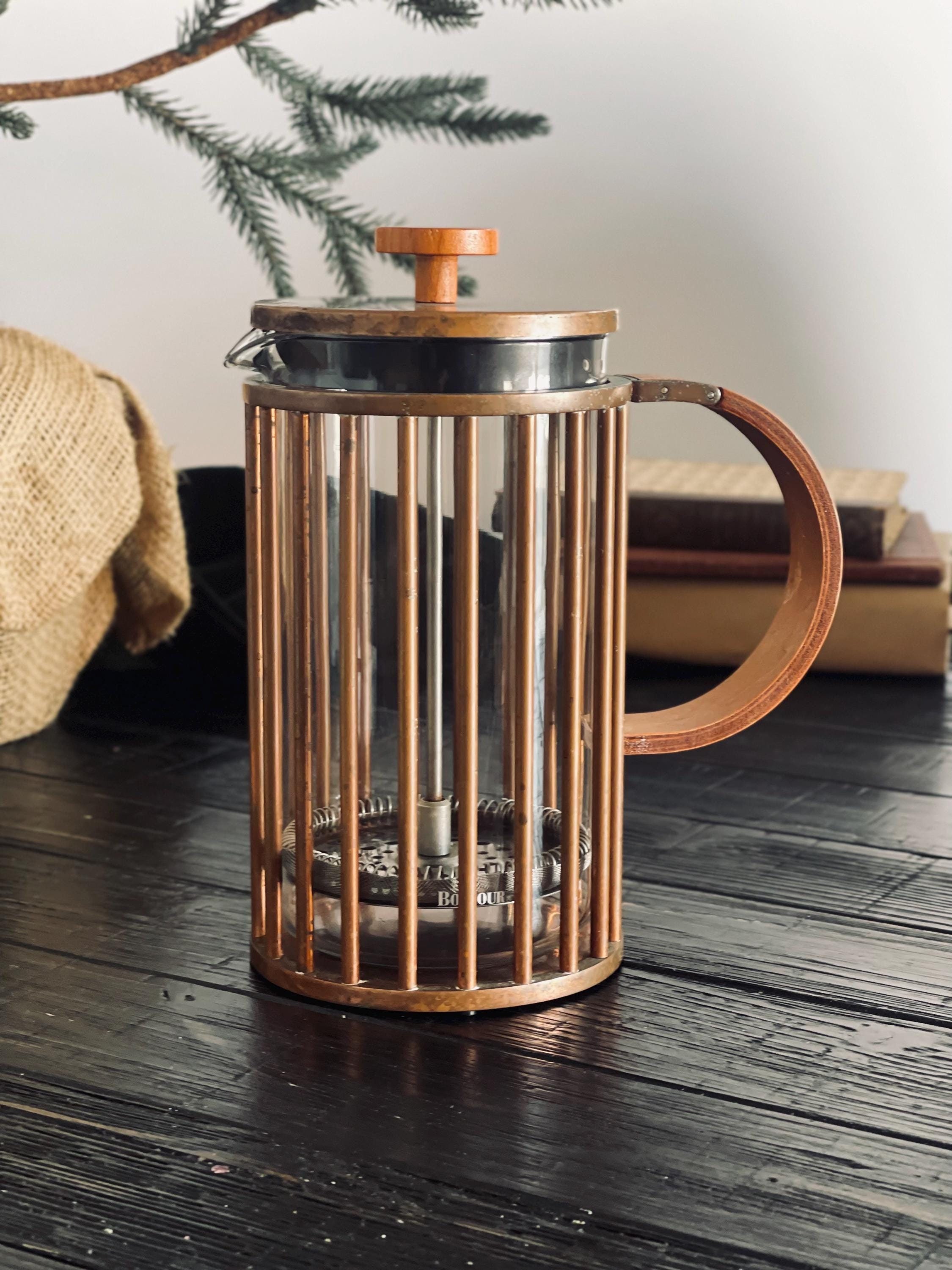 フランス アンティーク B.FRERES キャニスター 春雨 タピオカ コーヒー Starbucks 25th Anniversary Commemorative Copper Coffee French