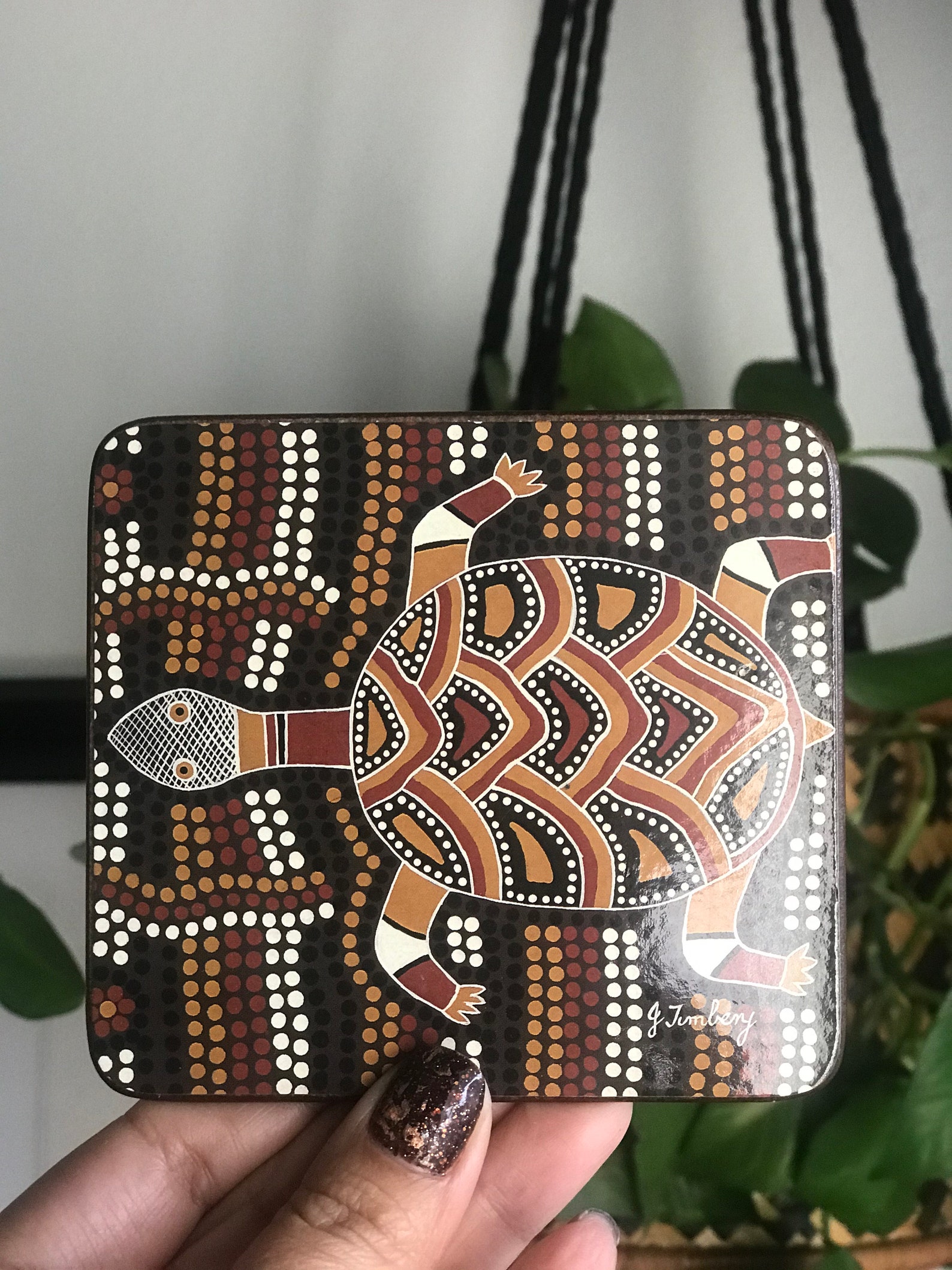 6 Vintage Australian Aboriginal Coasters / the Timbery Etsy