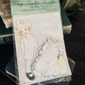 Tiny Tender Toddlers Paper Doll Gift Set by Gay Talbott Boassy image 2