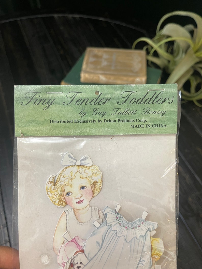 Tiny Tender Toddlers Paper Doll Gift Set by Gay Talbott Boassy image 6