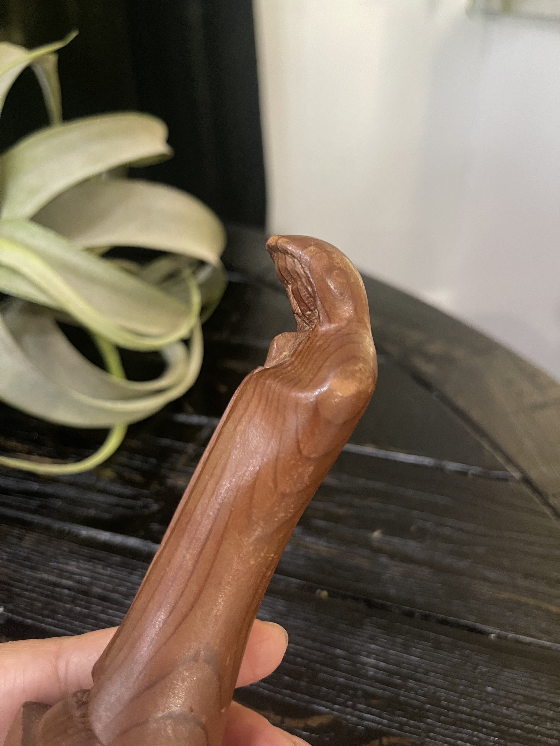 Vintage Hand Carved Wood Virgin Mary Figurine 4.5” | Blessed Mother ...