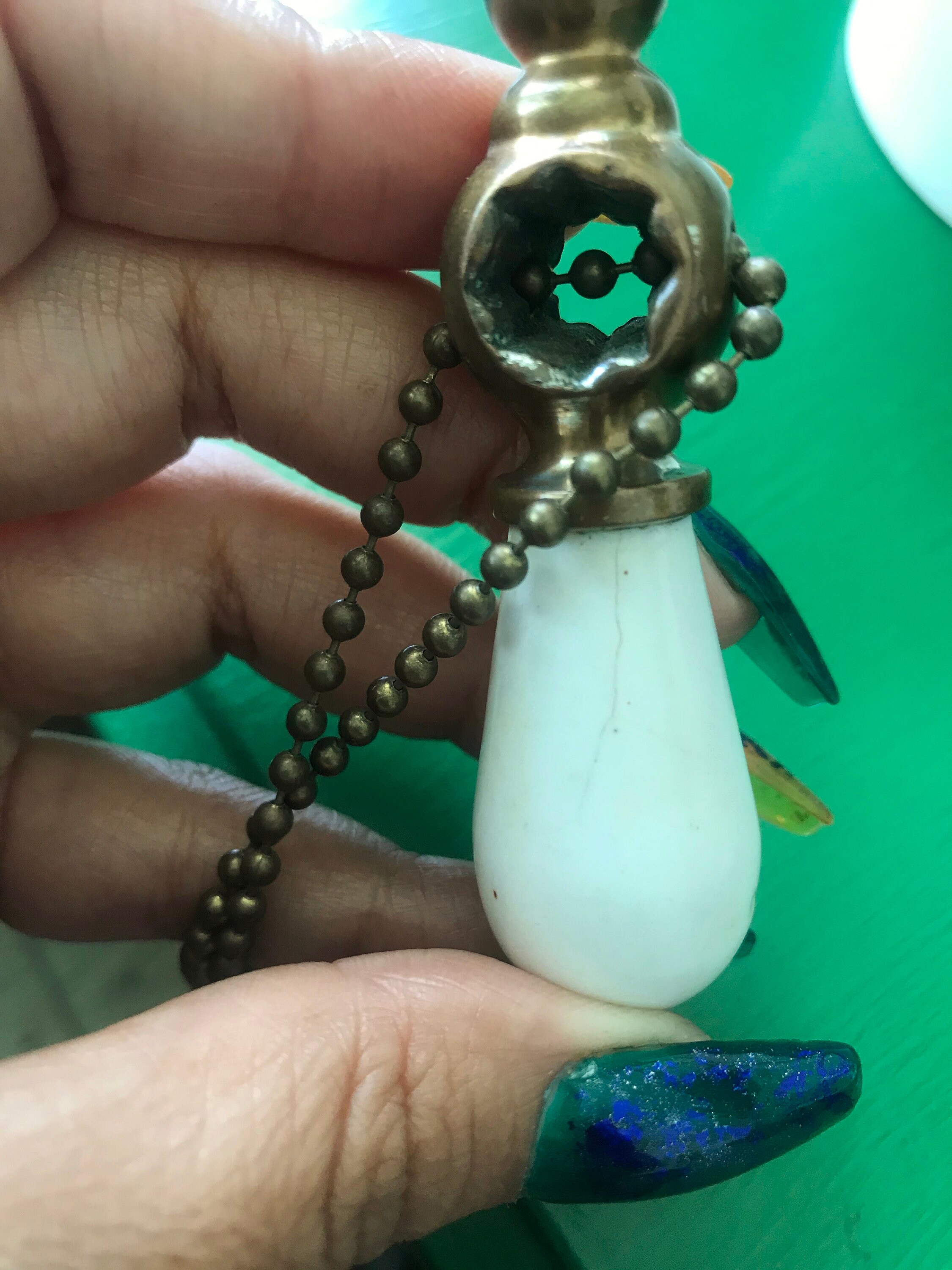 Vintage Eclectic Brass Necklace / Cold as Ice Necklace / Etsy