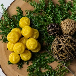 20 Piece Frankincense & Myrrh Scented Beeswax Melts Hand Poured by Hubbardston Candle Company