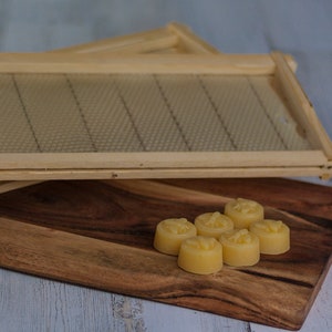 12 Piece 100% Natural Honey Scented Pure Beeswax Melts Hand Poured by ...