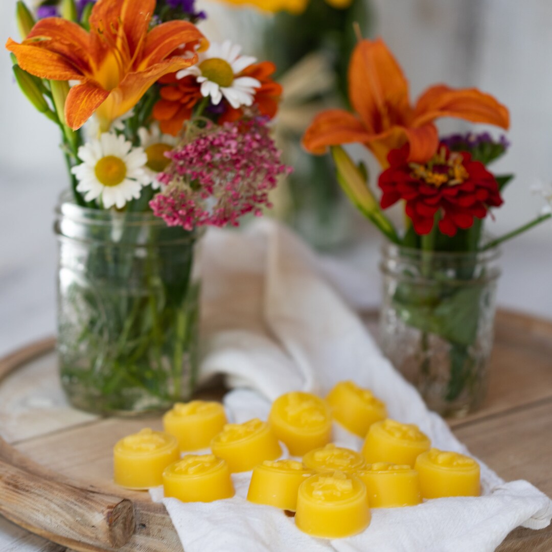 12 Piece 100% Citronella Scented Pure Beeswax Melts Hand Poured by ...