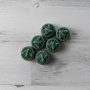 6 Piece Pine Cone Scented Beeswax Melts Hand Poured by Hubbardston Candle Company