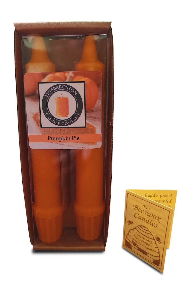 Hubbardston Candle Company Beeswax Taper Candle - Thumbnail 4