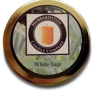 12 oz White Sage Scented 100% Beeswax Eco-Friendly Jar Candle image 5