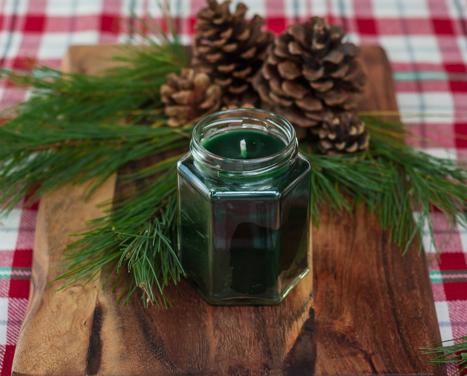 12 Oz Pine Cone Scented 100% Beeswax Eco-friendly Jar Candle - Etsy