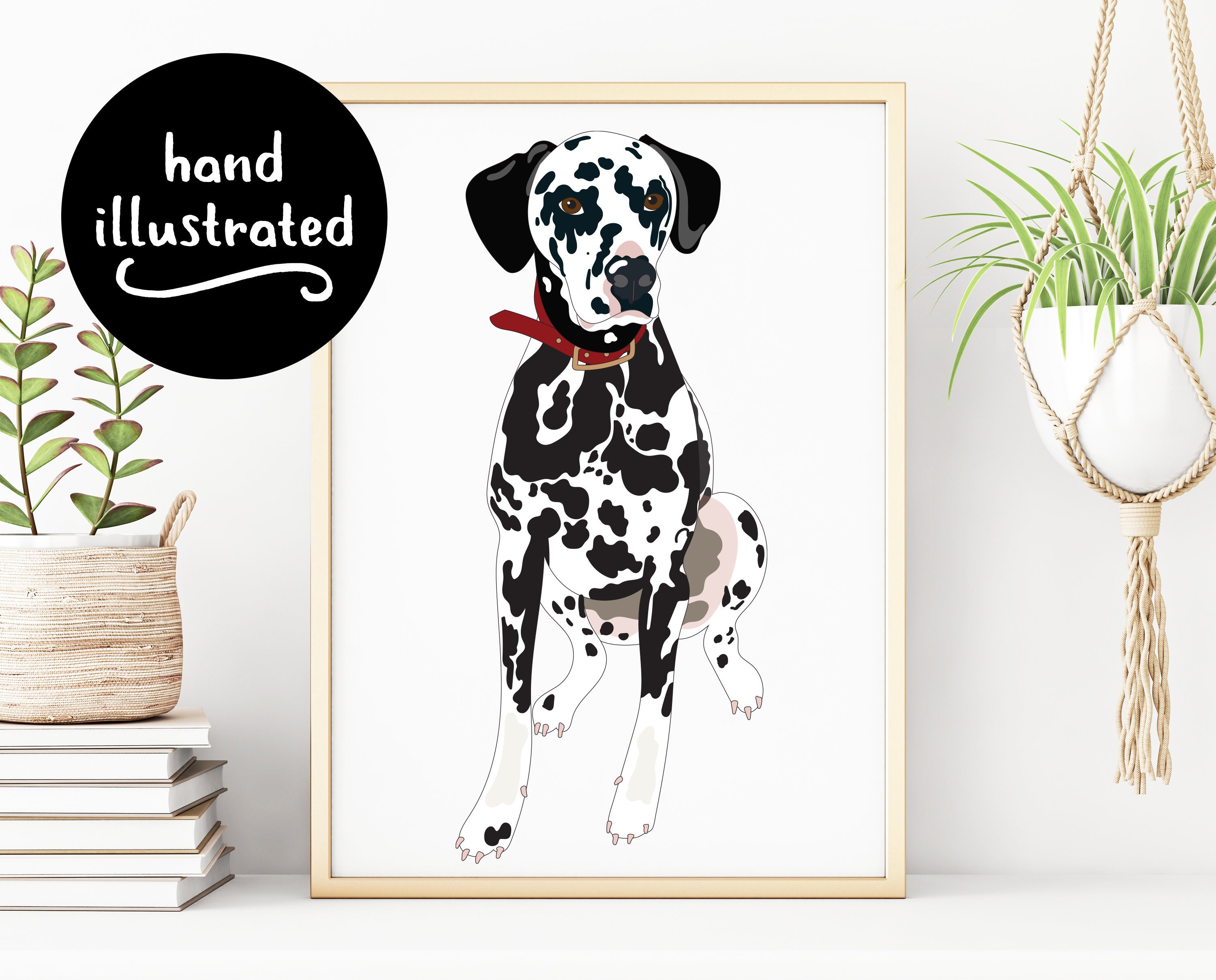 Pet Portrait from Photo, Personalised Dog Portrait, Animal Lover Gift