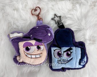 Peri and Irep Plush Keychain Charms