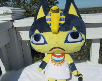 Cat villagers Ankha Animal Crossing Plushie Amigurumi Handmade - agh.ipb.ac.id
