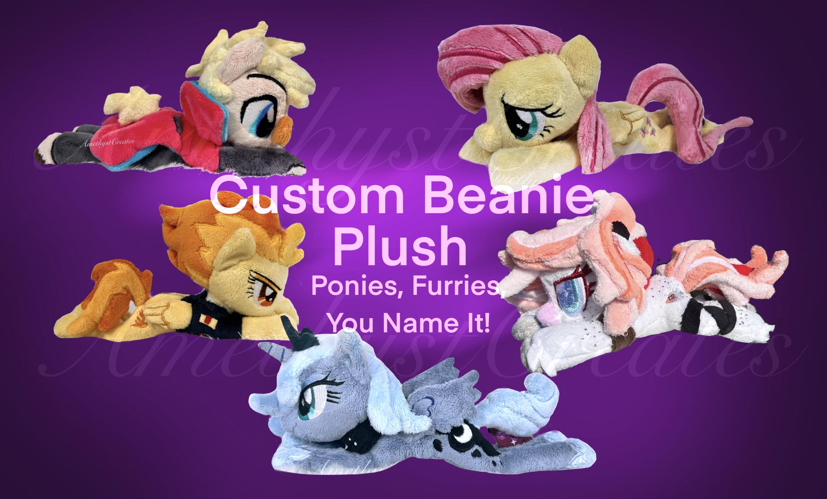 Custom Beanie Plush Commission | MLP Pony | Furry - Etsy