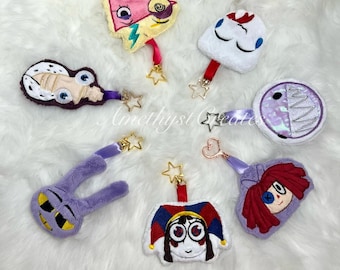 Amazing Digital Circus Plush Keychain Charms