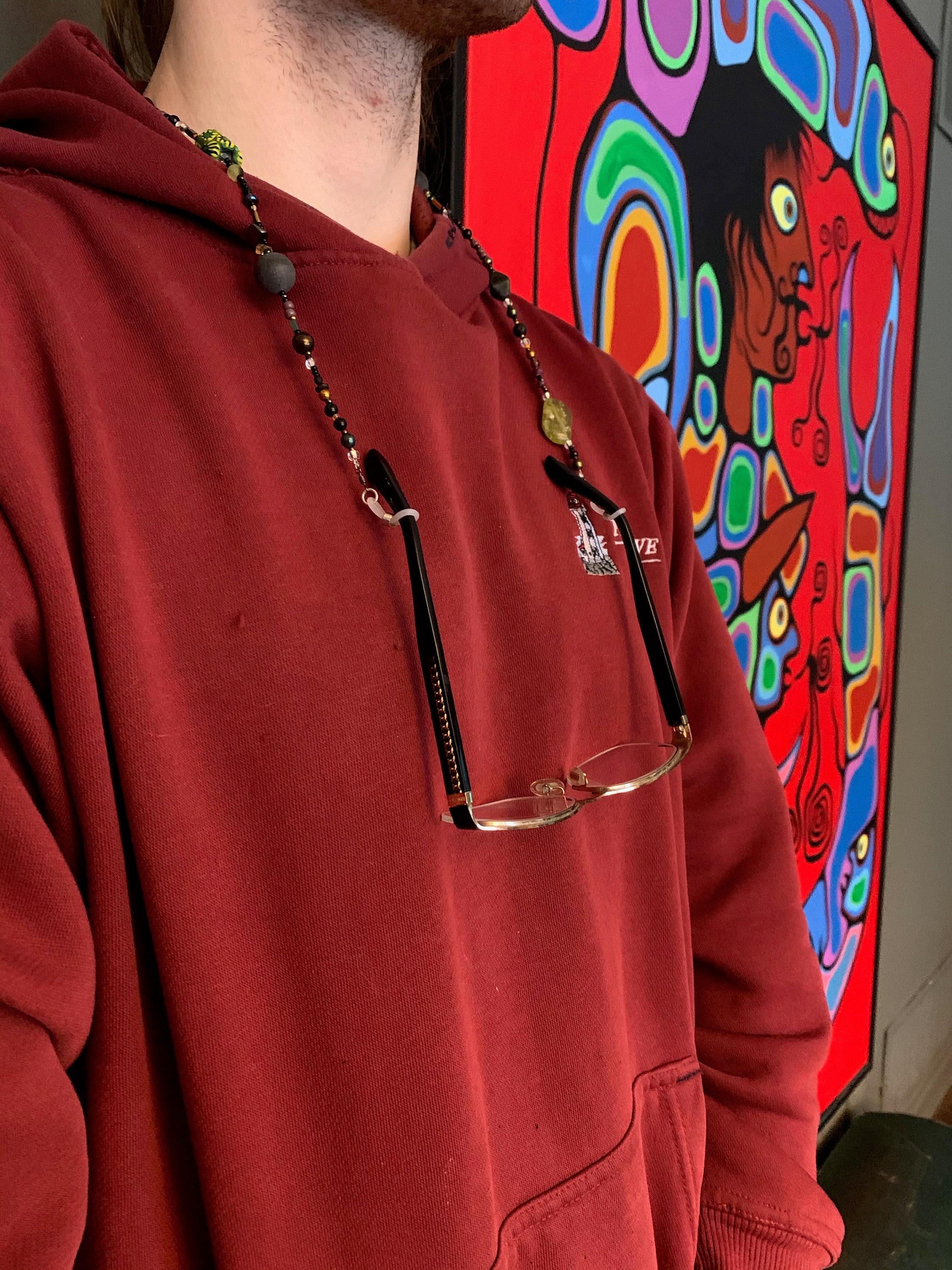 Beaded Eyeglass Chain Beaded Sunglasses String Glasses Chain Etsy UK