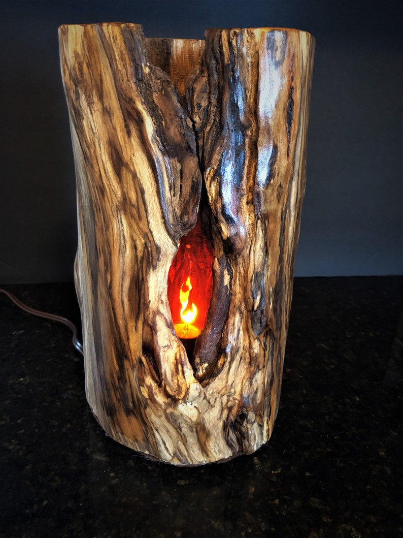 Hollow Log Lamp Unique Functional and Exquisite. 11 | Etsy