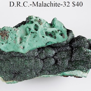 Rocks and Minerals - Malachite from the Congo (DRC-Malachite-32)