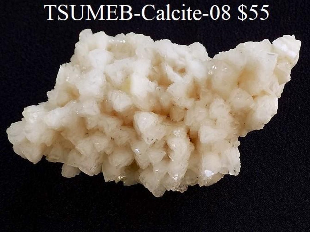 岩石と鉱物 - ナミビア、ツメブ産のカルサイト（TSUMEB-Calcite-08