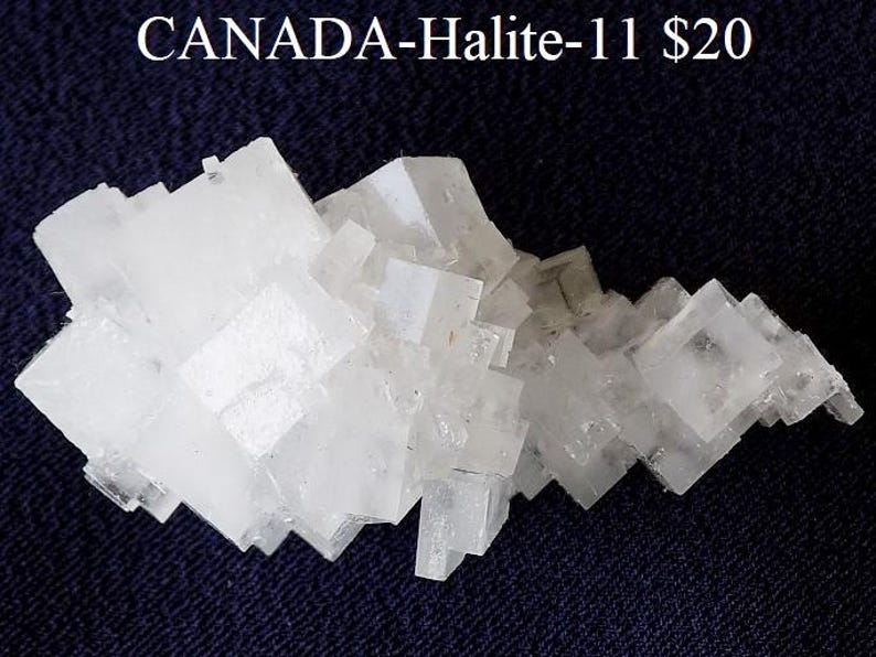 Rocks and Minerals - HALITE From Saskatchewan, Canada (canada-halite-11 ...