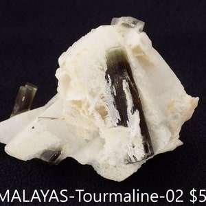 Rocks and Minerals - ELBAITE tourmaline from Pakistan (HIMALAYAS-Tourmaline-02)